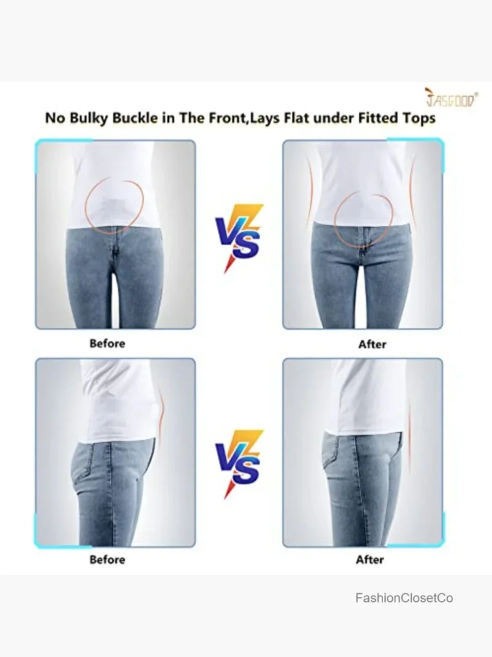 No Show Stretch Belt Elastic Web Strap with Flat Buckle for Jeans Pants Dresses